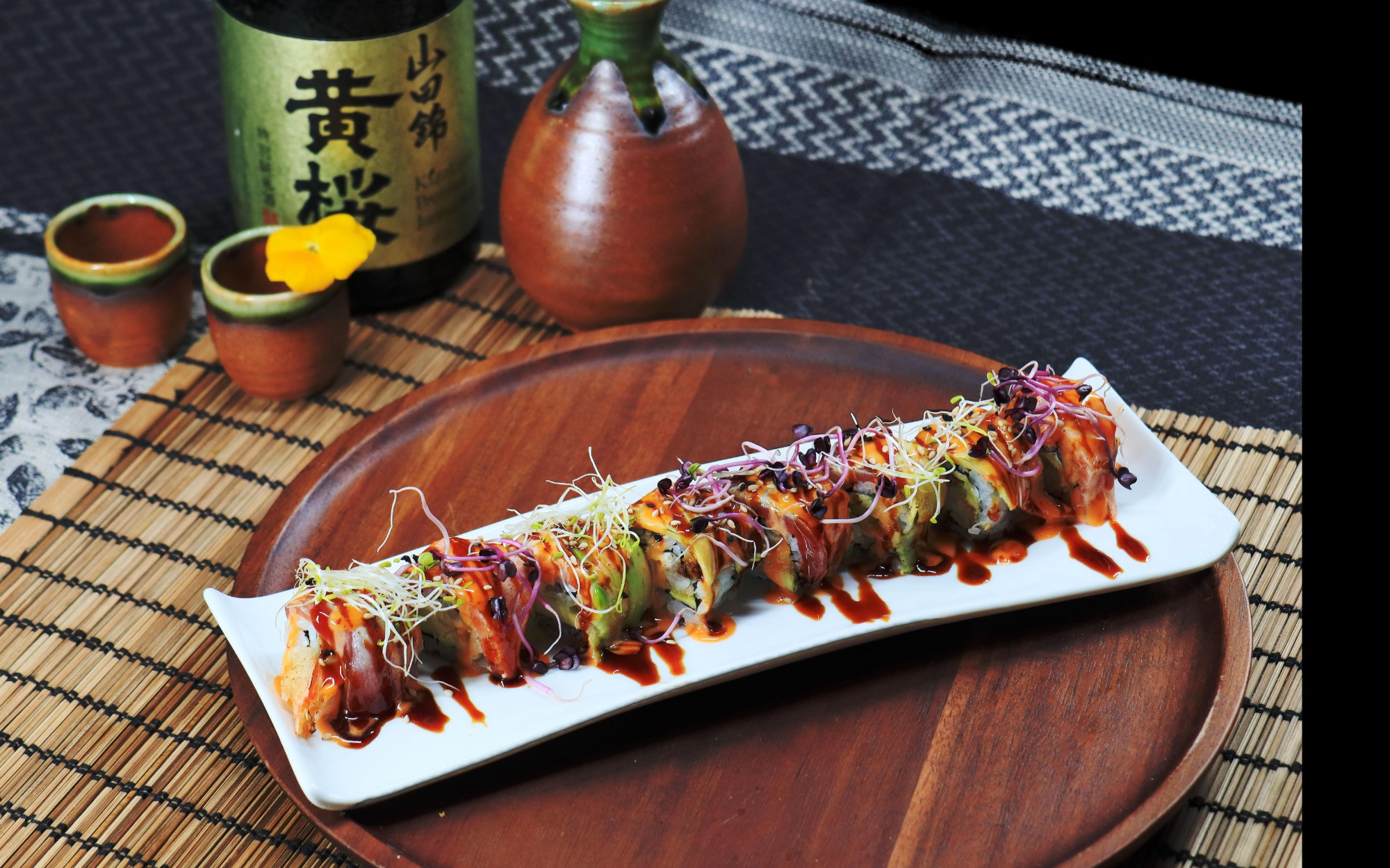 Roll signature avec sake